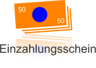 50 50 50 50 Einzahlungsschein